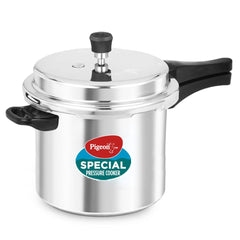 Pigeon by Stovekraft Aluminium Outer Lid Pressure Cooker (Silver)