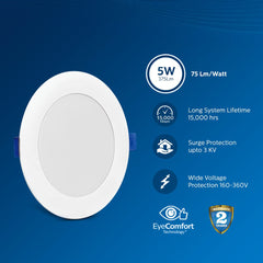Philips Astra Sleek 5-watt Round LED Downlighter