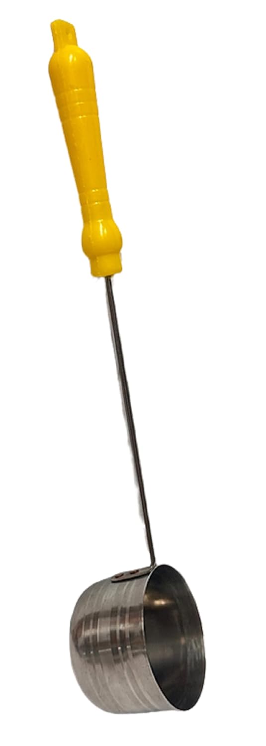 Dynore Stainless Steel Water Serving Donga with Plastic Handle, 34 Cm