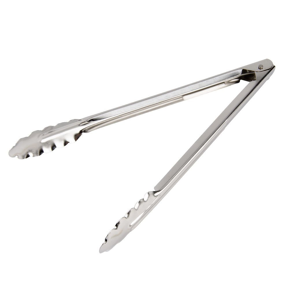 Dynore Stainless Steel Multipurpose Tongs for Frying and Serving - Set of 5