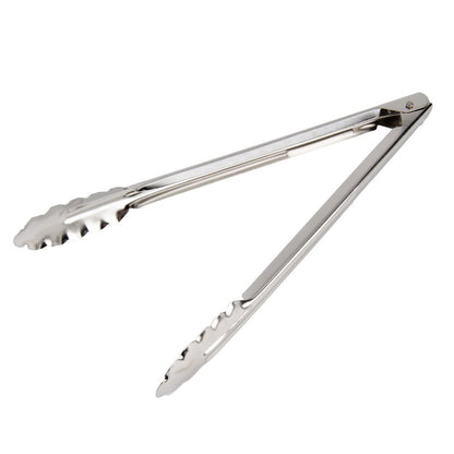 Dynore Stainless Steel Multipurpose Tongs for Frying and Serving - Set of 5