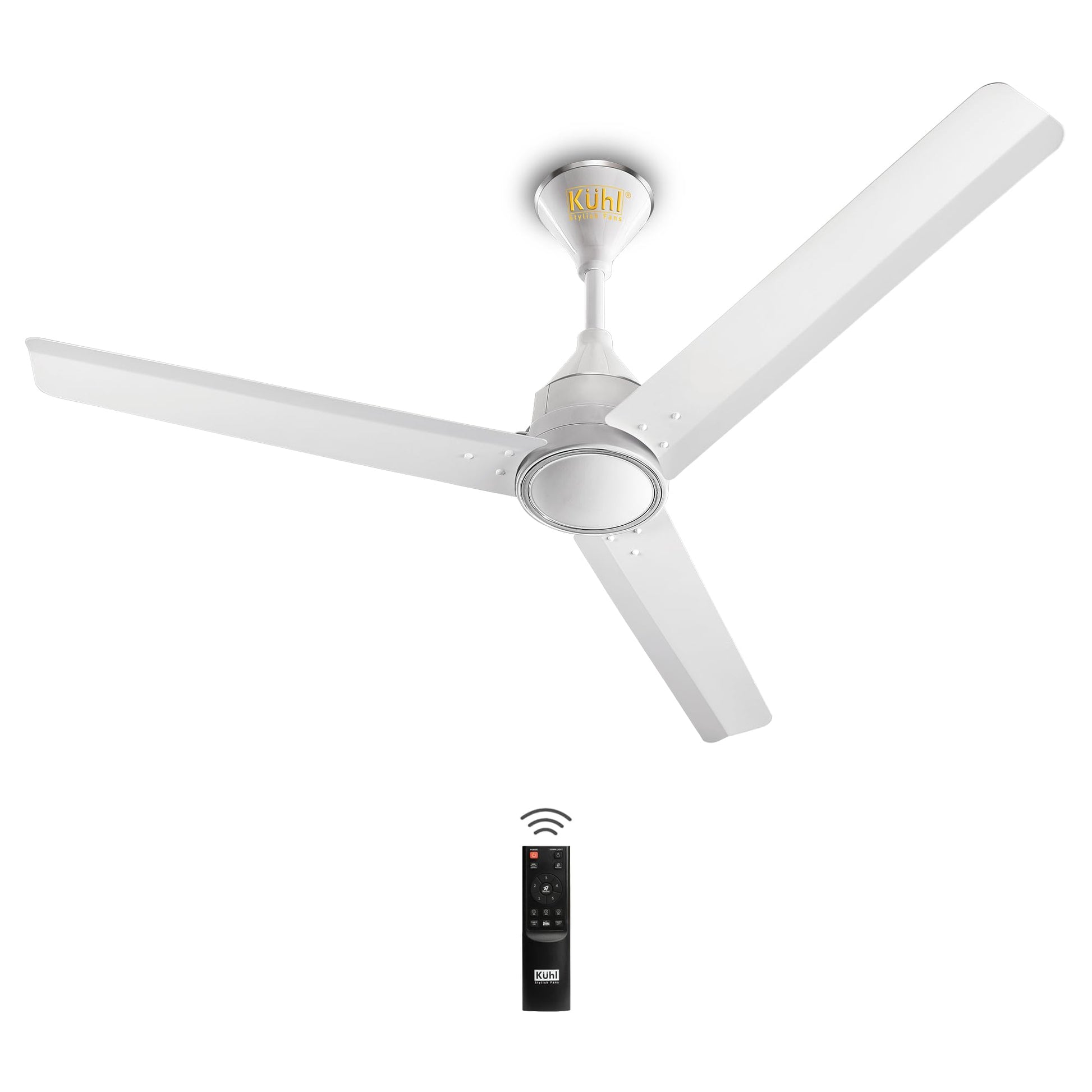 KUHL Arctis A1 1200 mm BLDC 65% Power Saving BLDC Ceiling Fan With Remote | BEE 5 Star Rated & ISI Marked | High Air Flow | 5 Year Warranty on Motor | Espresso Brown