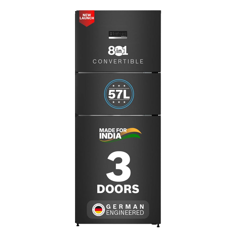 Bosch 302L, 3 Star, MaxFlex Convert Frost Free Triple Door Refrigerator (CMC33S33VI)-1