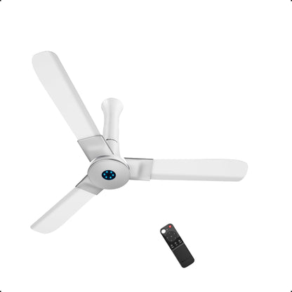 atomberg Studio+ 1200mm BLDC Ceiling Fan with Remote Control | BEE 5-star Energy Efficient | New Blade Design | High Air Delivery| LED Speed Indicator | Low noise | 3 Year Warranty| Dark Teakwood