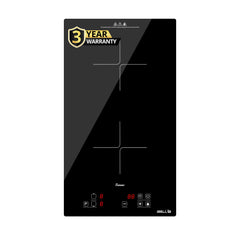 iBELL EMINENCE04 Induction Hob 7200W, 3-YEAR WARRANTY, Spacious cooktop with 9 Power Levels, Touch panel and Toughend Glass Top, [Black]