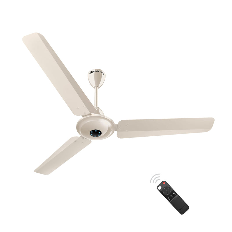 atomberg Ikano 900mm BLDC Ceiling Fan with Remote | BEE 5 star | High Air Delivery | LED Speed Indicator | Low Noise | Timeless Design with Power Saving | 3 Year Warranty | Gloss Brown
