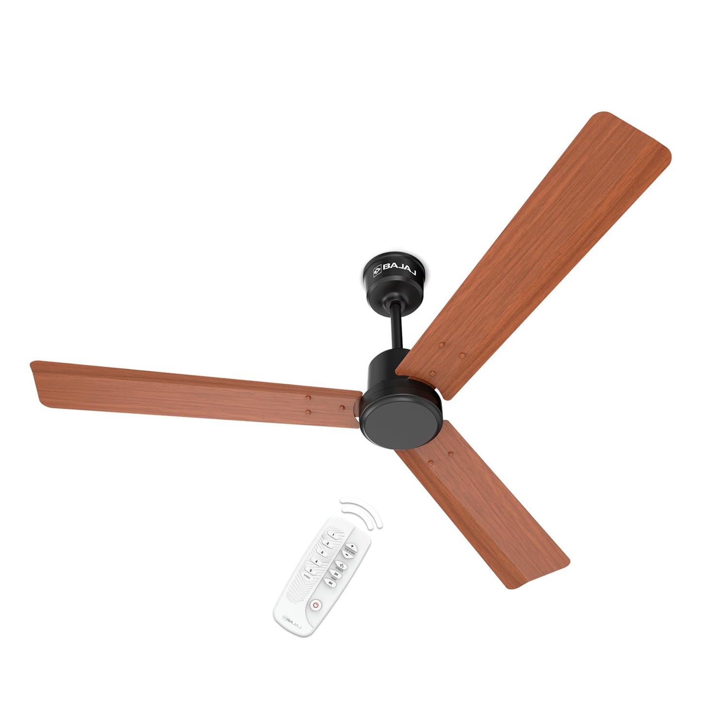 Bajaj Classico Sleek Plus 1200MM (48") BLDC Ceiling Fans For Home | BEE 5 Star Rated Energy Efficient Ceiling Fan | High Energy Density Motor | RF Remote | 2-Yr Warranty 【Base White】