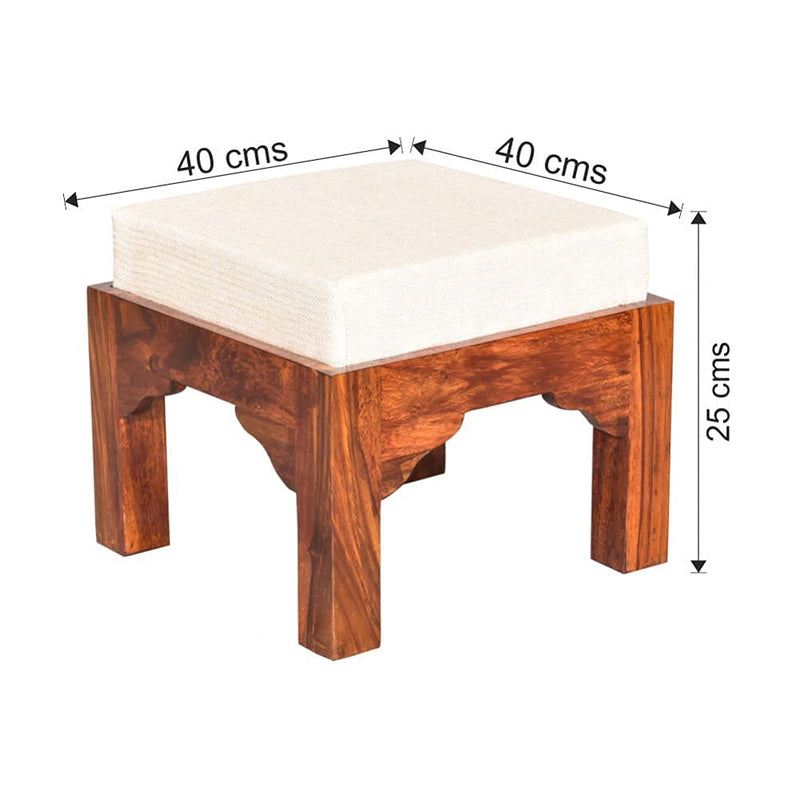 Solid Sheesham Coffee Table 4 Seater with Four Stool for Living Room Center Coffee Table for Bedroom,Cafe, Home