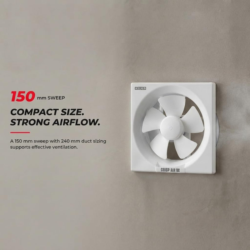 USHA CRISP AIR VX 150mm Exhaust Fan-3