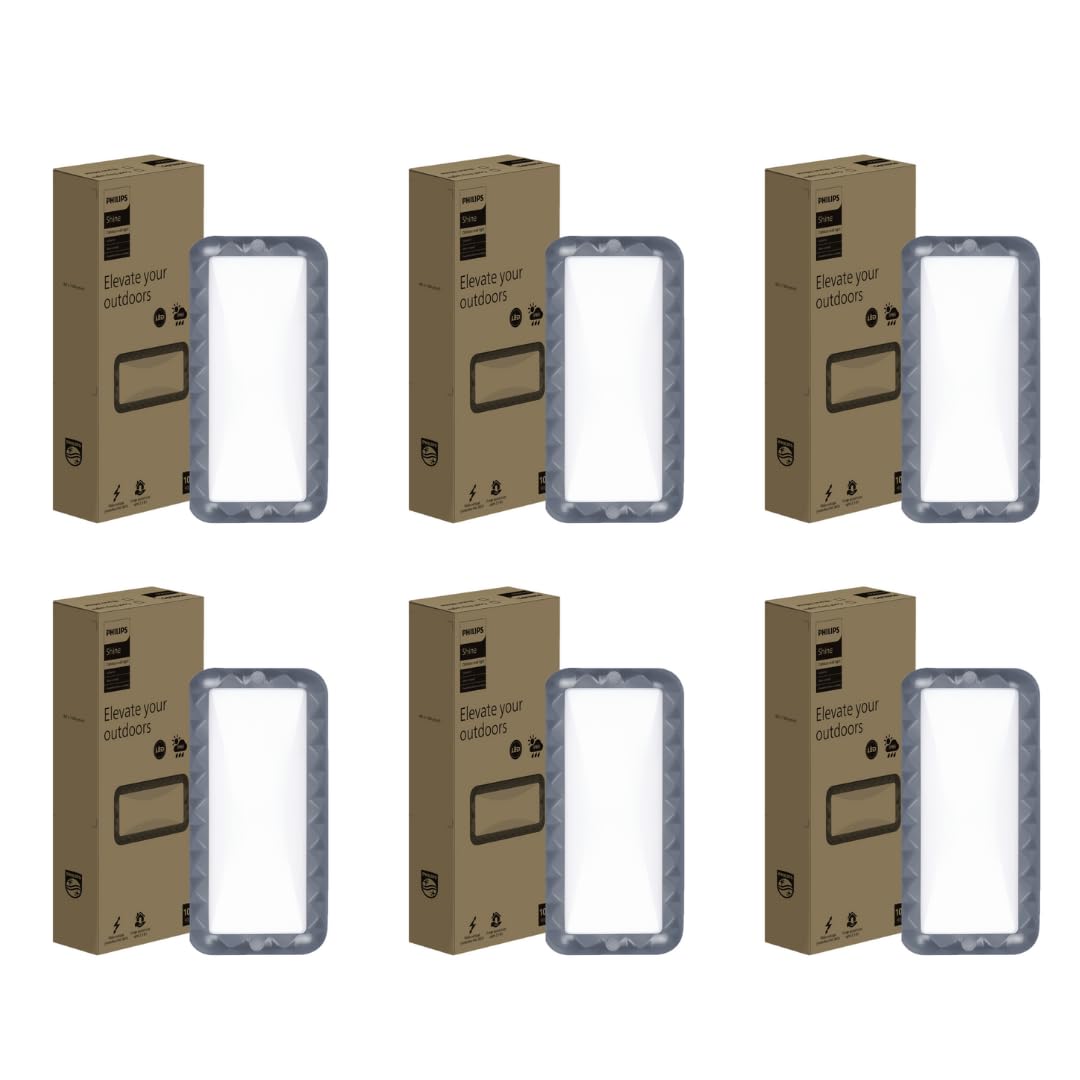 Philips Decorative Wall Light/Wall Lamp (Pack of 6)