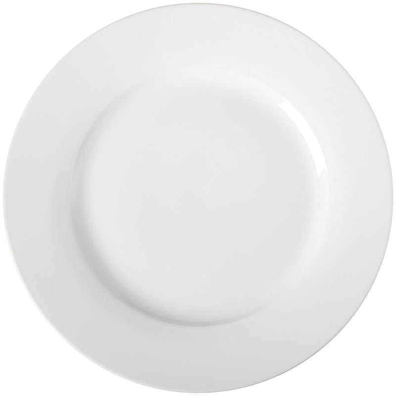 Clay Craft Basics 10 Inches Plain Square Shape Ceramic Dinner Plate Set of 4