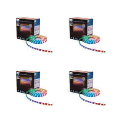 Philips Wi-Fi Smart LED TV Strip Light with Music Sync, Voice Control & Dimmable Feature (Pack of 4)