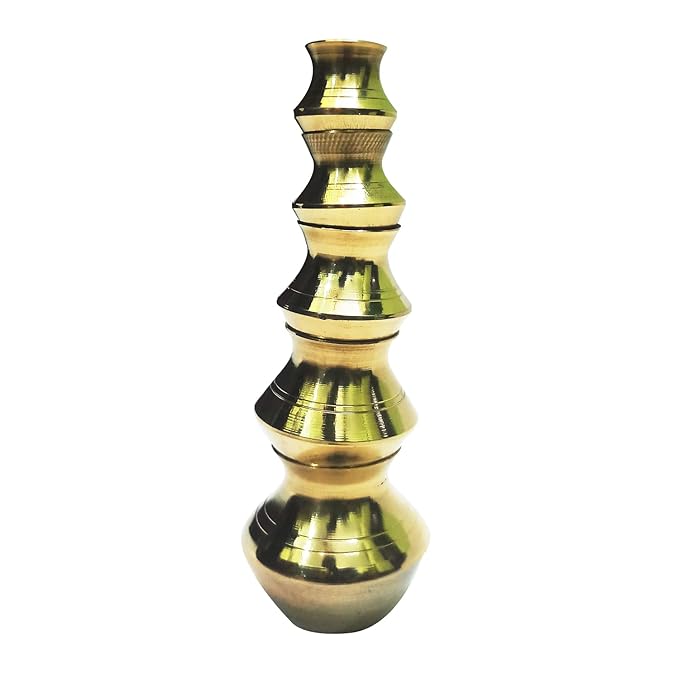 Ayyappan Traders Kubera Lucky Pot Set for Puja (Set of 5) (Medium Size) (15 CM Height)