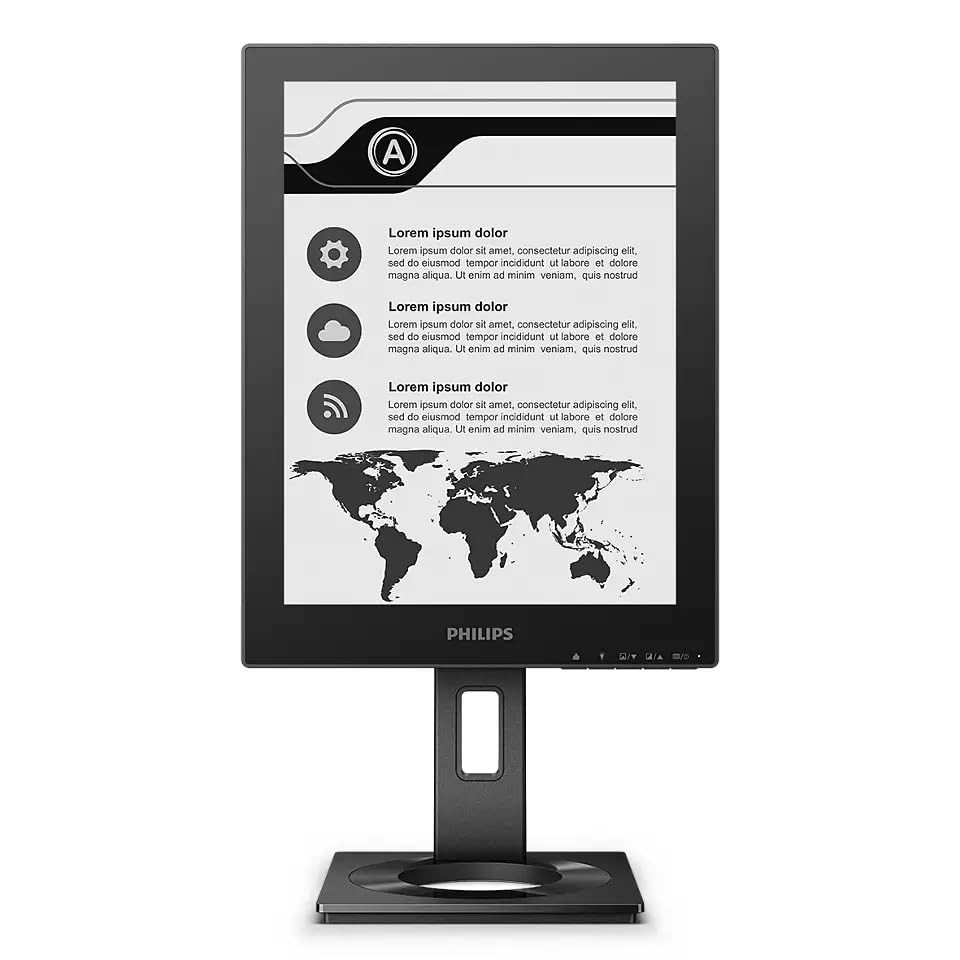 Philips 13B1K3300 13" E Paper Monitor with E Ink Technology, 1600×1200 UXGA, 75Hz, 5ms