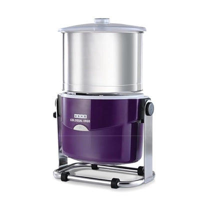 USHA Colossal Ergo Easy-Tilt Wet Grinder| 2L, 150W, 100% Copper Motor with Dual Flow Breaker, Stainless Steel Drum and Accessories| 10 Year Motor Warranty (Magenta)