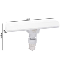 Philips 10W LED Base B22 - Linear Lamp (Crystal White, Pack of 8)