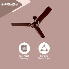 Bajaj Glide EE 1200 mm BEE Star Rated Ceiling Fan (Red Wine)-4