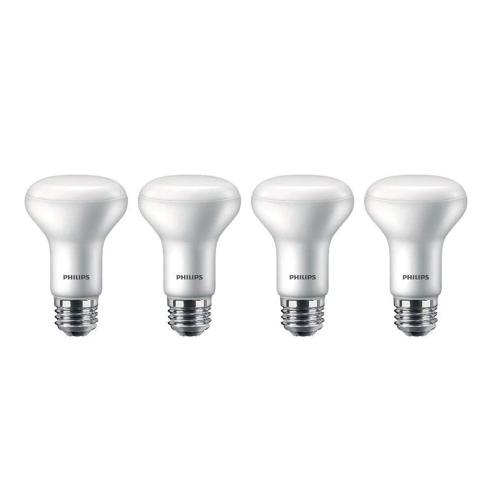 Philips LED Dimmable R20 Flood Light bulb with Warm Glow Effect: 450-Lumen, 2200-2700 Kelvin (Pack of 4)