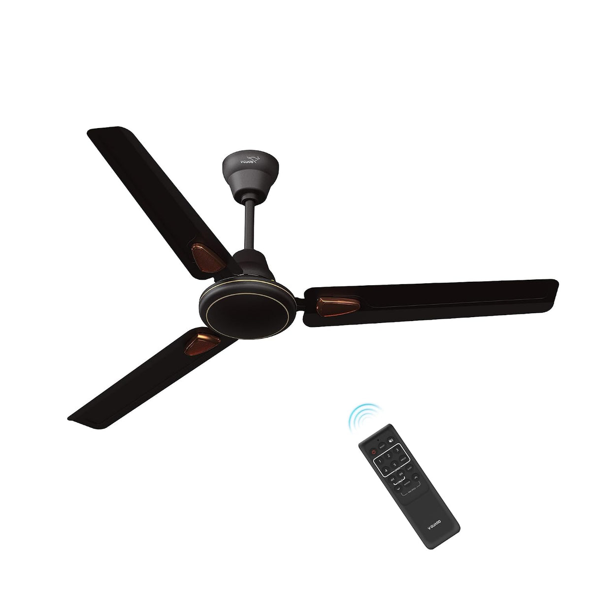 V-Guard Windle Deco BLDC 1200 mm Ceiling Fan with Remote