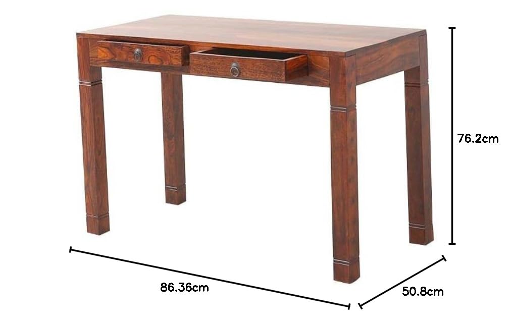 Sheesham Wood Writing Study Table for Students for Home Study Desk Table for Home and Office