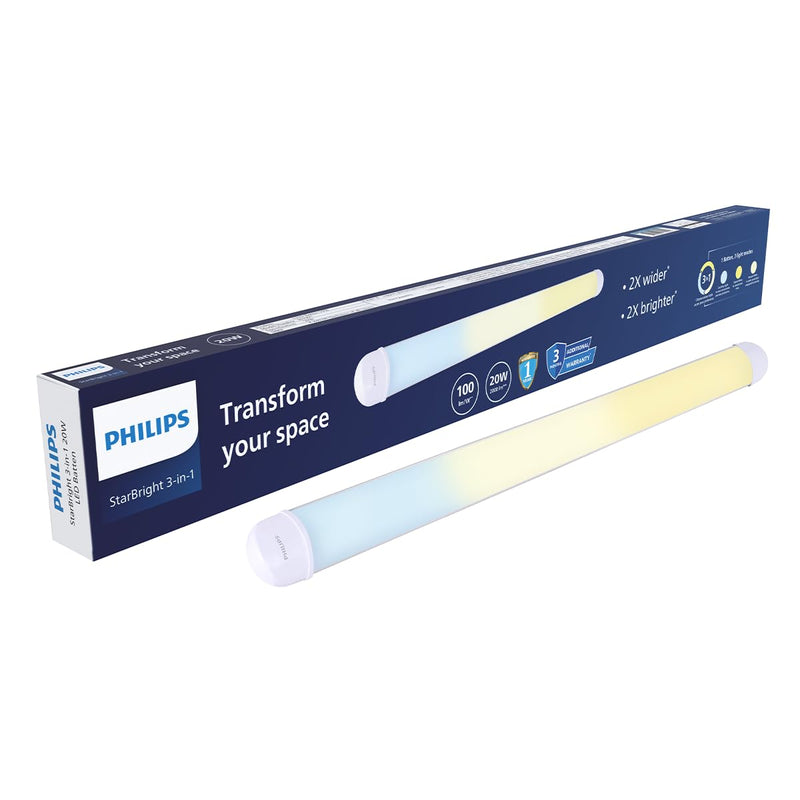 Philips StarBright Wide Nxt 20W Linear LED Batten