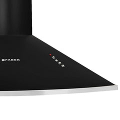 Faber 90 cm 1000 m³/hr Pyramid Kitchen Chimney | 3 Baffle Filters |12 years warranty on Motor|Motor- 240 Watt [HOOD CLASS PRO PB BK 90,Black]