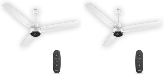 Havells FAB BLDC ULED Ceiling Fan 1200mm, 5 star, LED Speed Indicator, 380 RPM, Up to 65% Savings, Reverse Rotation,4 Speed Modes, Low Wattage 30W, Low Noise, Air Flow:225 CMM, 3 Year Warranty, White