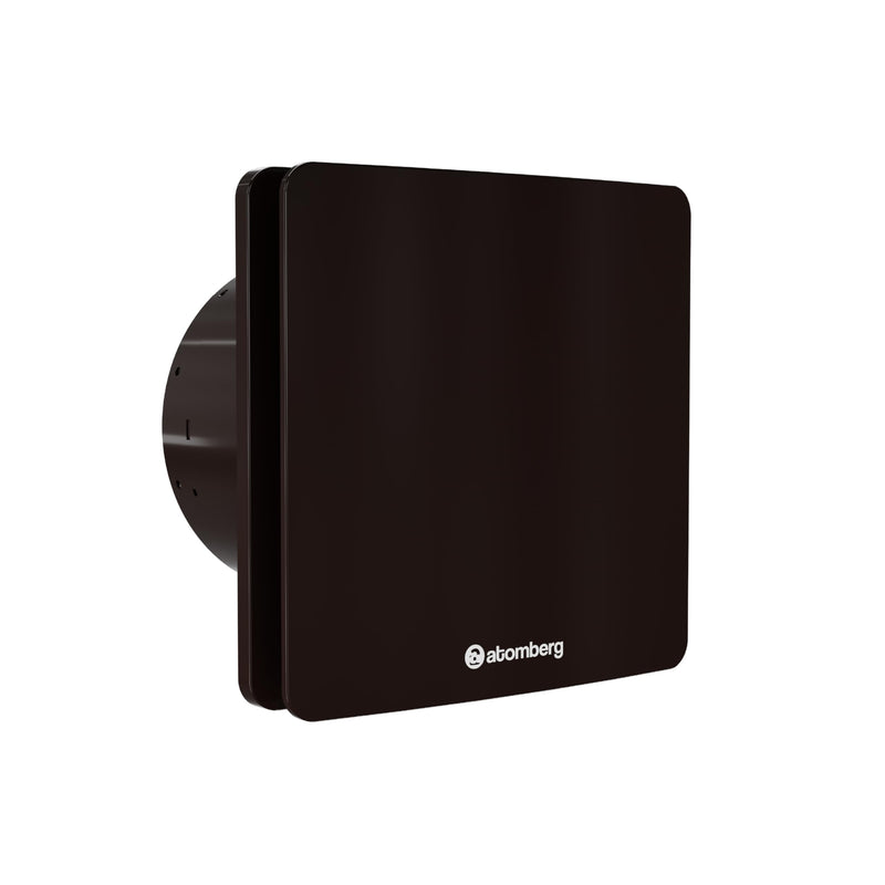 atomberg Studio Exhaust Fan 150mm (6 Inches) | BLDC Motor | 6.8W| Low Noise | 2000 RPM| Ideal for Bathroom,Kitchen | Easy to Clean | Installation-Round Cut (153mm) | 2 Years Warranty | (Gloss Black)