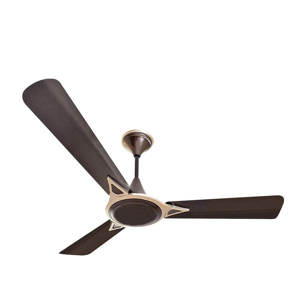 Crompton Avancer Prime 1200 mm (48 inch) Decorative Ceiling Fan with Anti Dust Technology (Conch Cream) 1 Star
