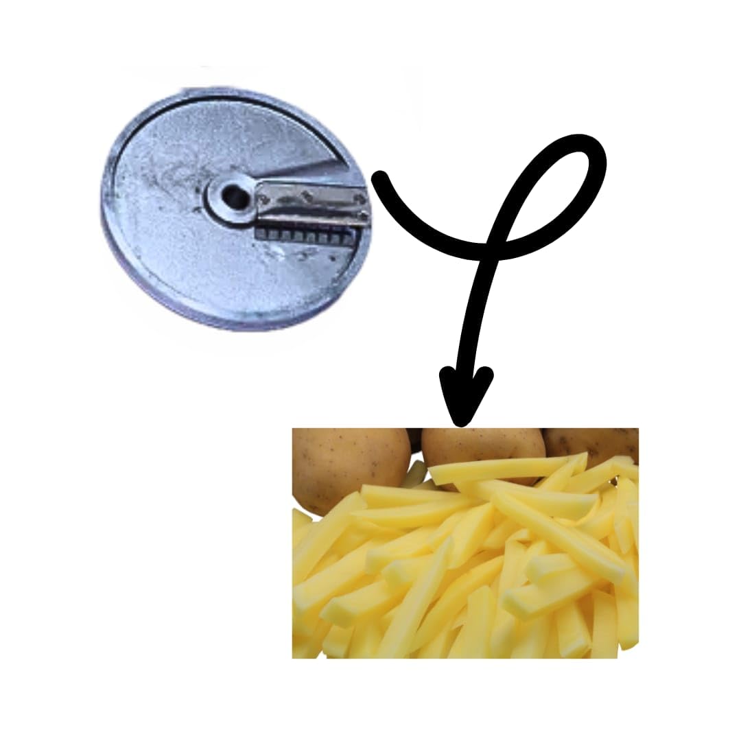 KRN Potato French Fries Vegetable Cutting Machine (Red) for Hotels & Restaurants with Stainless Steel Blade Output 150kgs/hr Commercial Use Only