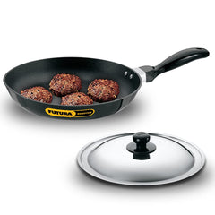 Hawkins Futura 17 cm Frying Pan, Non Stick Fry Pan, Small Frying Pan, Black (NF17)