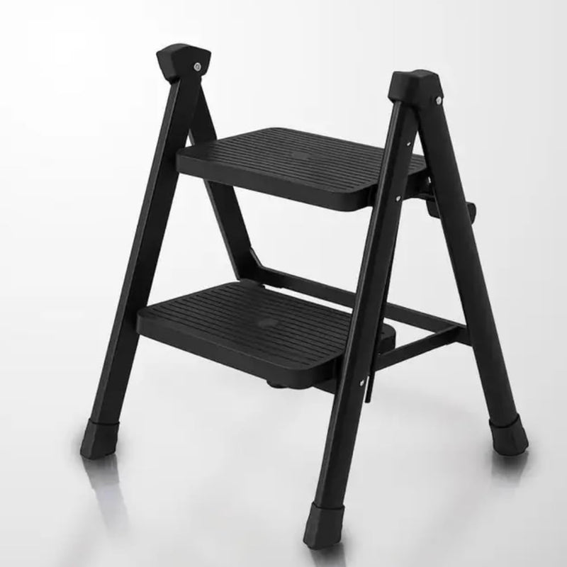 PROHOME Steel Ladder for Home 3 Steps Foldable with Anti-Skid Wide Steps (30cm x 20cm) | 3 Step Ladder for Home Use with D-Shape Rods | Secure Lock | 170 Kg Capacity Folding Ladder | 5 Year Warranty