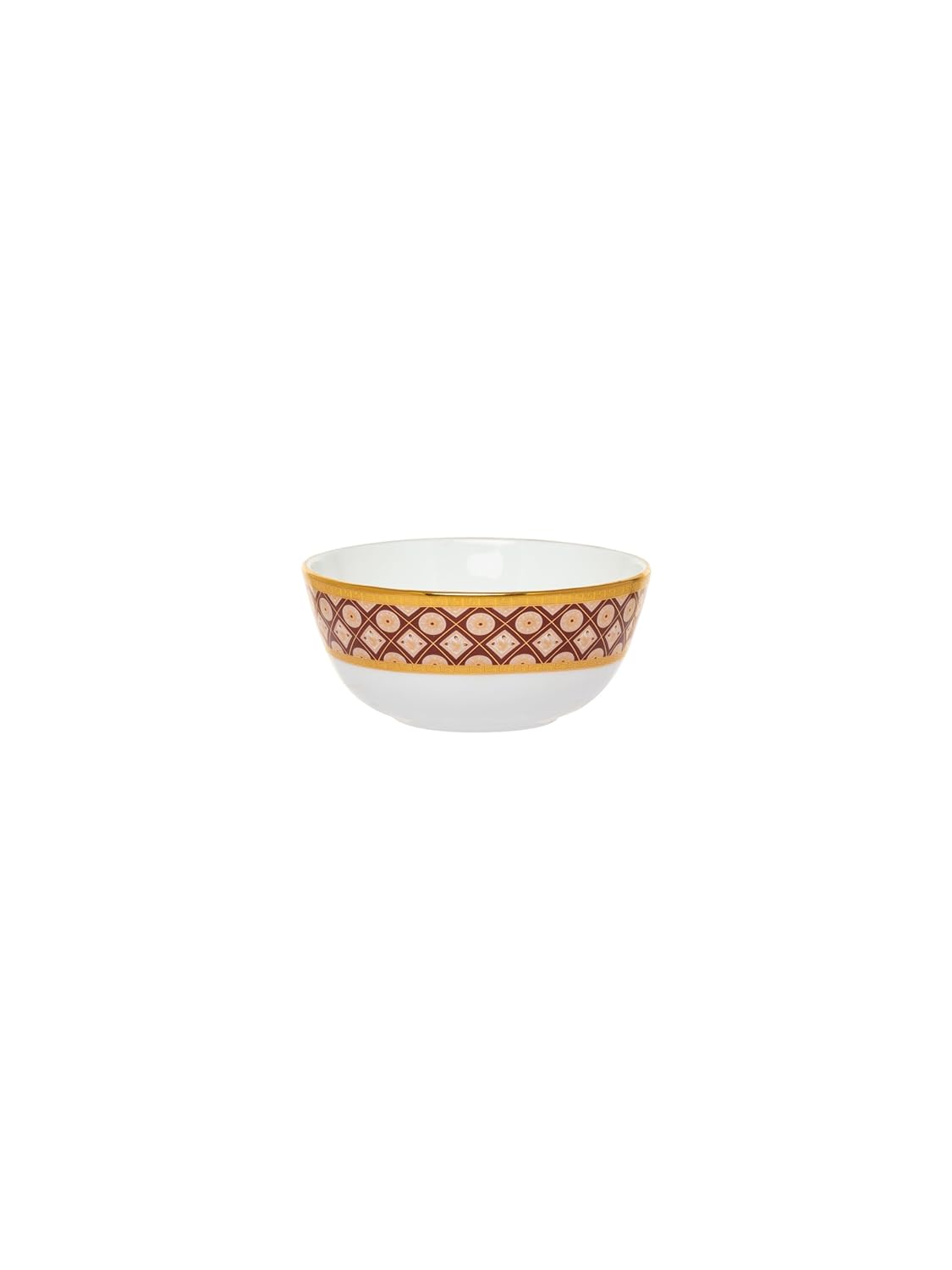 Clay Craft Fine Ceramic Golden Print Royal Velvet Dinner Set - 38 Pcs -(Maroon Golden), for Family of 6, Dinner Set Ceramic, Dining Set for Dinner, Crockery Set for Gift, Kitchen Set for Home