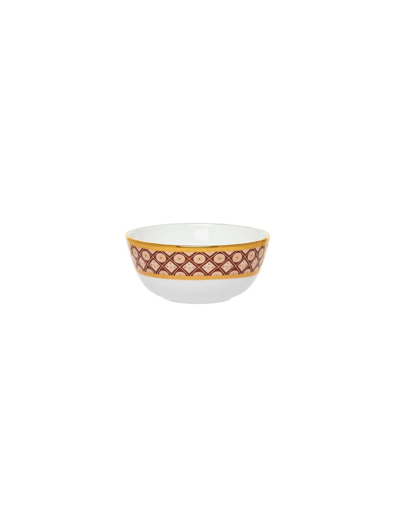 Clay Craft Fine Ceramic Golden Print Royal Velvet Dinner Set - 38 Pcs -(Maroon Golden), for Family of 6, Dinner Set Ceramic, Dining Set for Dinner, Crockery Set for Gift, Kitchen Set for Home
