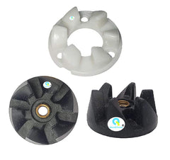 Coupler Combo: Motor Coupler Teeth + Jar Rubber Coupler (2+1) | Compatible with Sujata Mixer Grinder