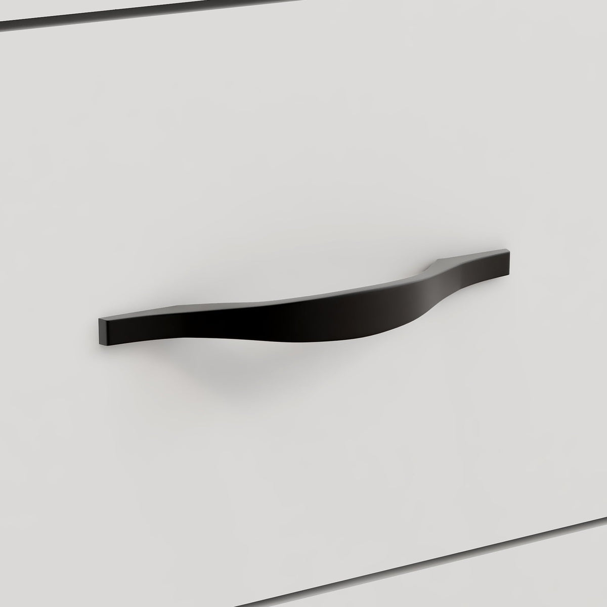 Plantex Cabinet Handle/96mm Handle for Drawer/Wardrobe/Kitchen Handle/Pull-Push Handle for Home/Office - Pack of 1 (Black) (Model APS-PH-102)