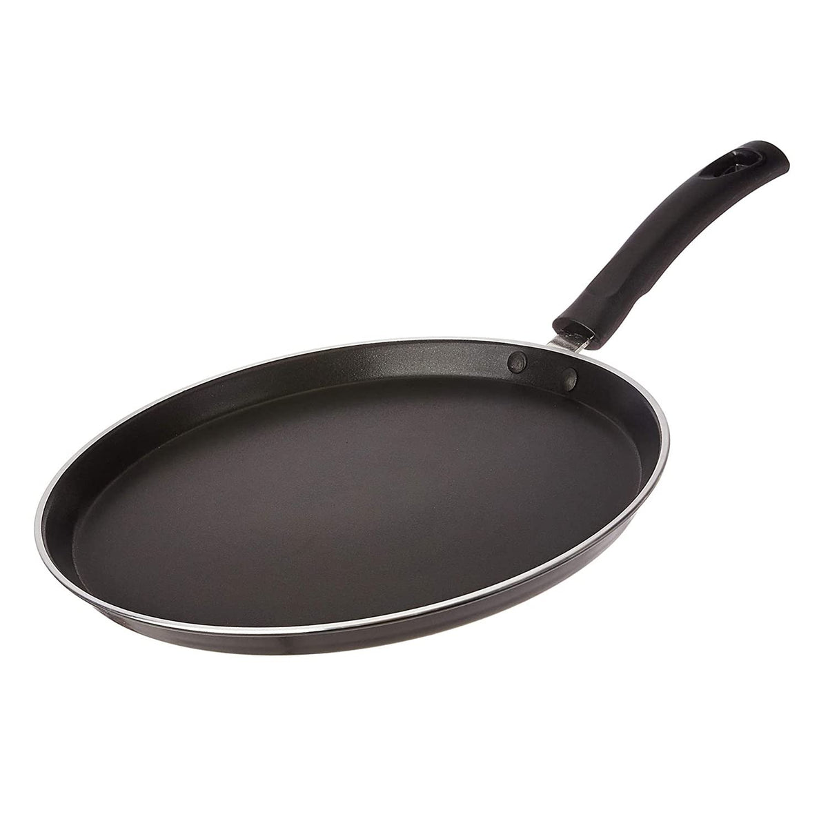 Pigeon by Stovekraft Aluminium Non-Stick Flat Tawa, Black