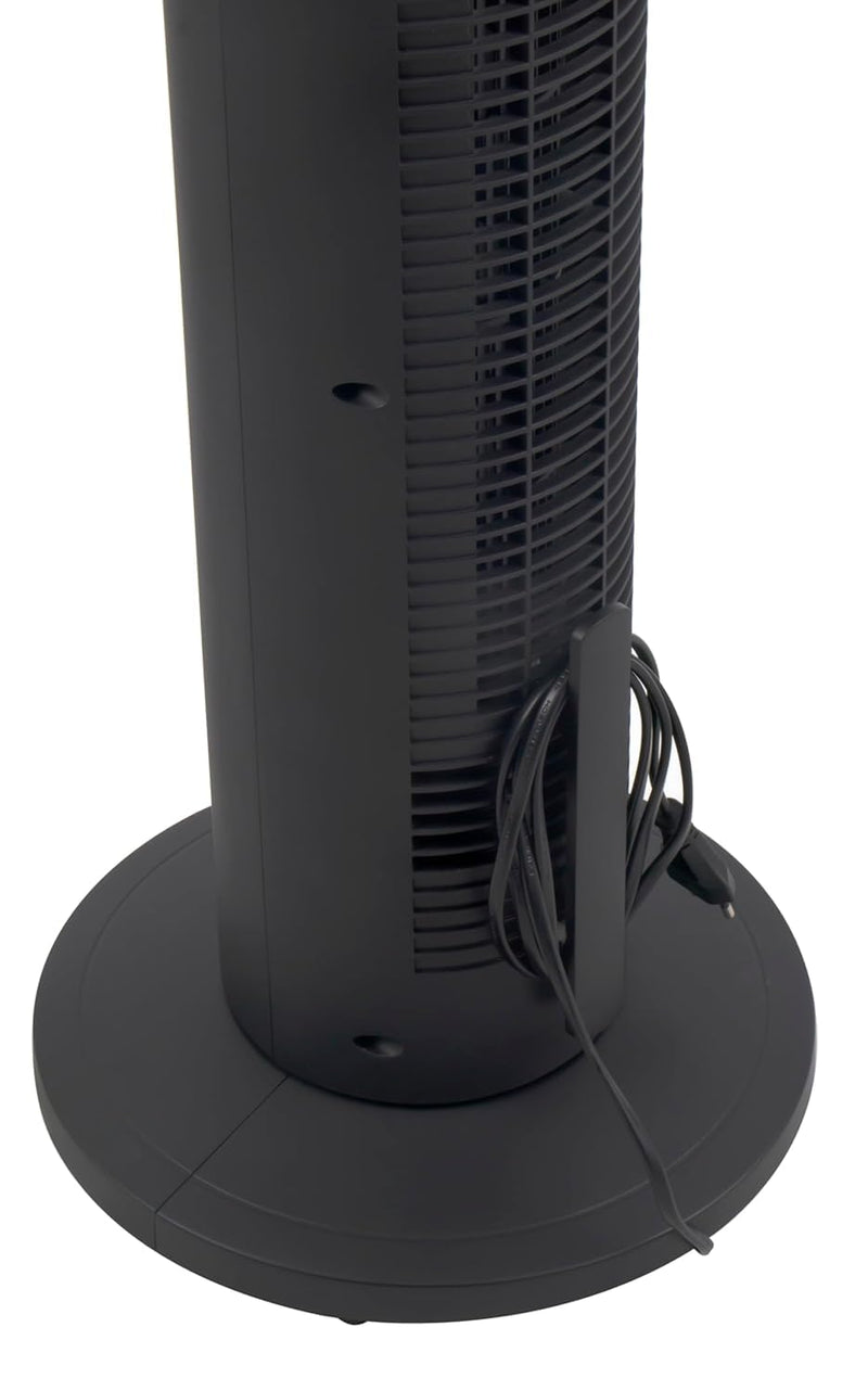Russell Hobbs Aero Breeze 42" Tower Fan (RTF4200), 60W Powerful Cooling, 70° Wide Airflow Coverage, 4 Smart Modes (AI, Natural, Sleep, Normal), 12-2