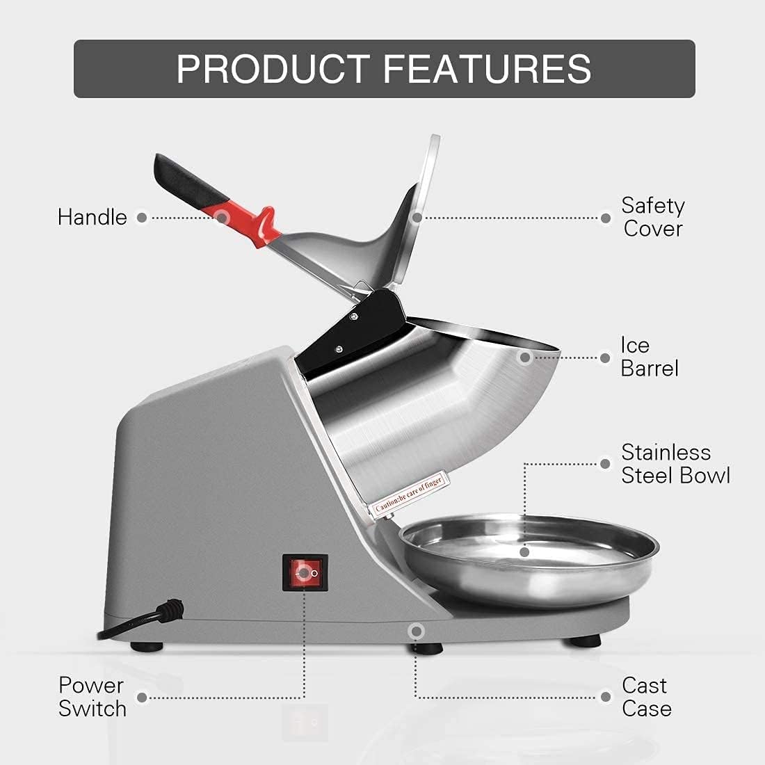 Ice Crusher Machine with Autocut Sensor Best for Hotels and Cafe