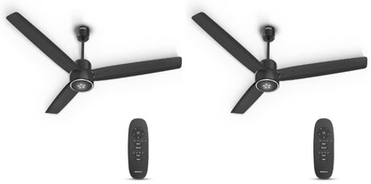 Havells FAB BLDC ULED Ceiling Fan 1200mm, 5 star, LED Speed Indicator, 380 RPM, Up to 65% Savings,Reverse Rotation,4 Speed Modes,Low Wattage 30W,Low Noise,Air Flow:225 CMM, 3 Year Warranty, Denim Blue