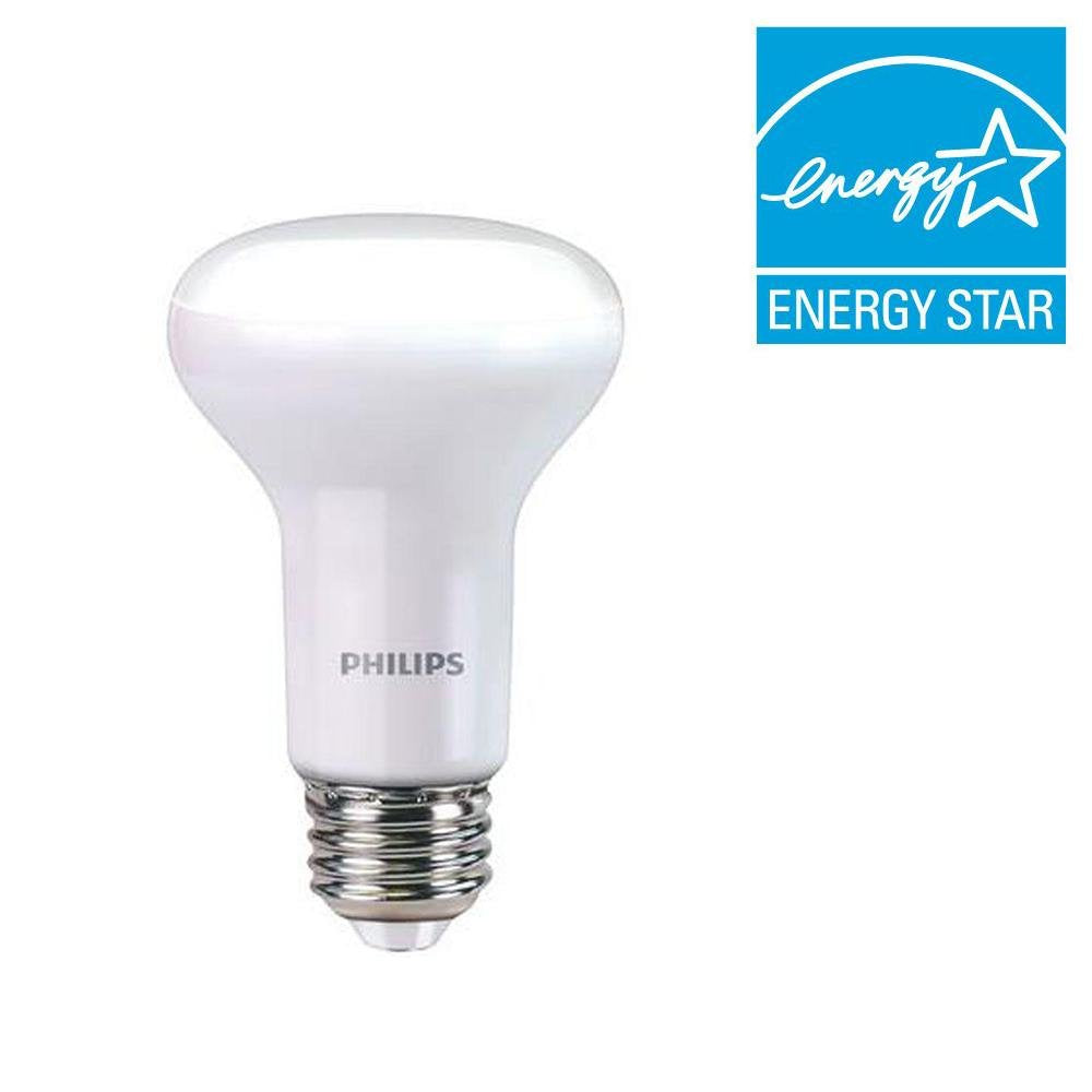Philips LED Dimmable R20 Flood Light bulb with Warm Glow Effect: 450-Lumen, 2200-2700 Kelvin (Pack of 4)