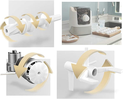 Silver Martini Pasta Maker Machines, Automatic Noodles Adjustable Thickness Settings with 13 Different Module, Noodles Maker Perfect for Spaghetti (Fully Automatic Pasta Maker Machine)