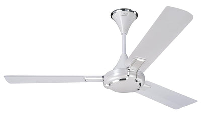 V-Guard Exado Pro AS High Speed Ceiling Fan For Home | BEE 1 Star Rating | 400 RPM | Dust Repellent Technology | Easy to Clean| (Pearl White Silver),1.2 Meter