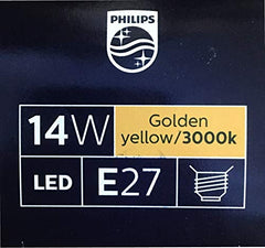 Philips 14-Watts e27 LED Yellow Bulb, Pack of 7