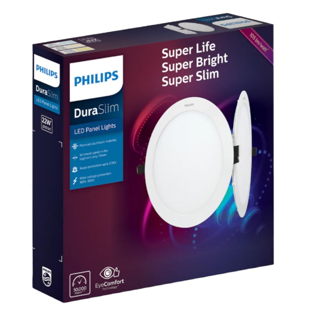 Philips Dura Slim 22 Watts Round Natural White