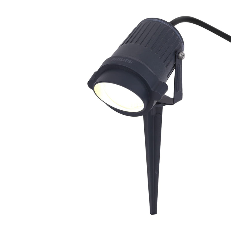 Philips 7W Garden Spike, Anthracite, Warm White,Floor Lamp