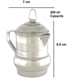 Dynore Stainless Steel Oil, Chocolate Syrup Dispenser/Oil Pot -250 ml