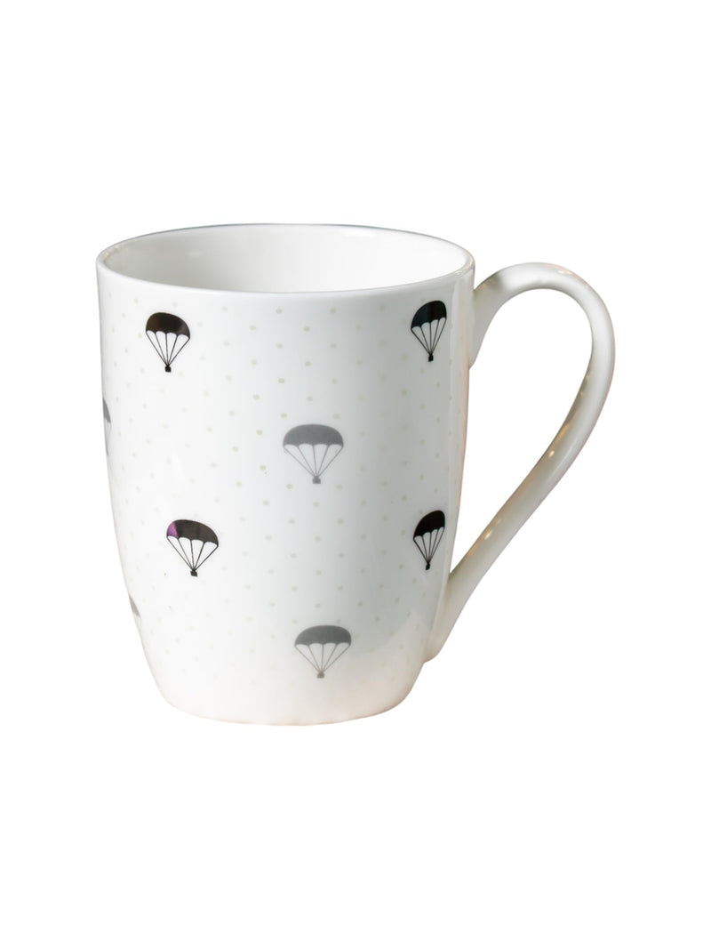 Clay Craft Fine Ceramic Printed Milk/Coffee Mug 1 Piece -300 ml (Think Outside The Box)