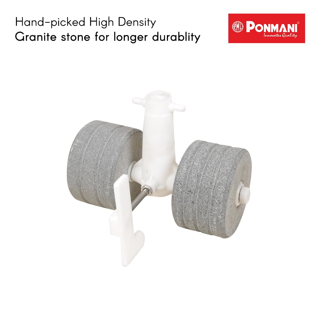 Ponmani Power - 2Ltr Tilting Wet Grinder (Black)