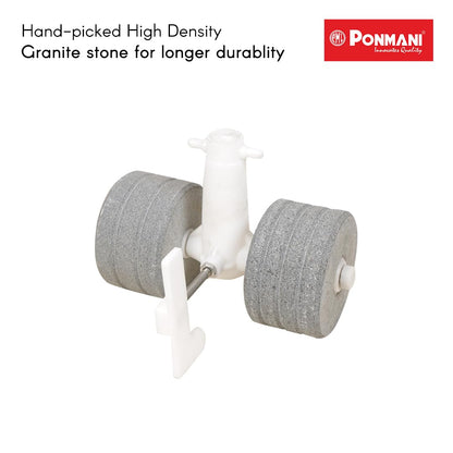 Ponmani Power - 2Ltr Tilting Wet Grinder (Black)